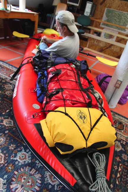 Older 13' Saturn WW Kayak - Packing for the Canyon Run