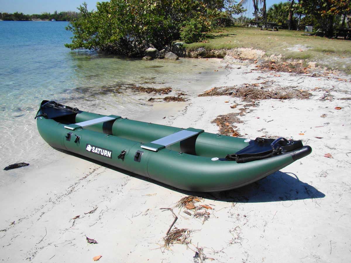 13' Saturn Inflatable Fishing Kayak FK396