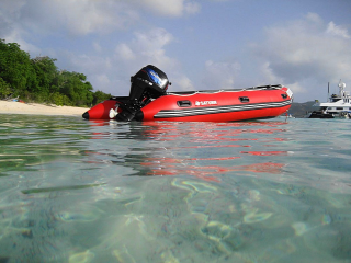 Customer Photo - 14' Saturn Inflatable Boat SD430 - Red