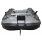 12' Saturn Fishing Boat FB365 Dark Grey - Front View with Trolling Motor Mount